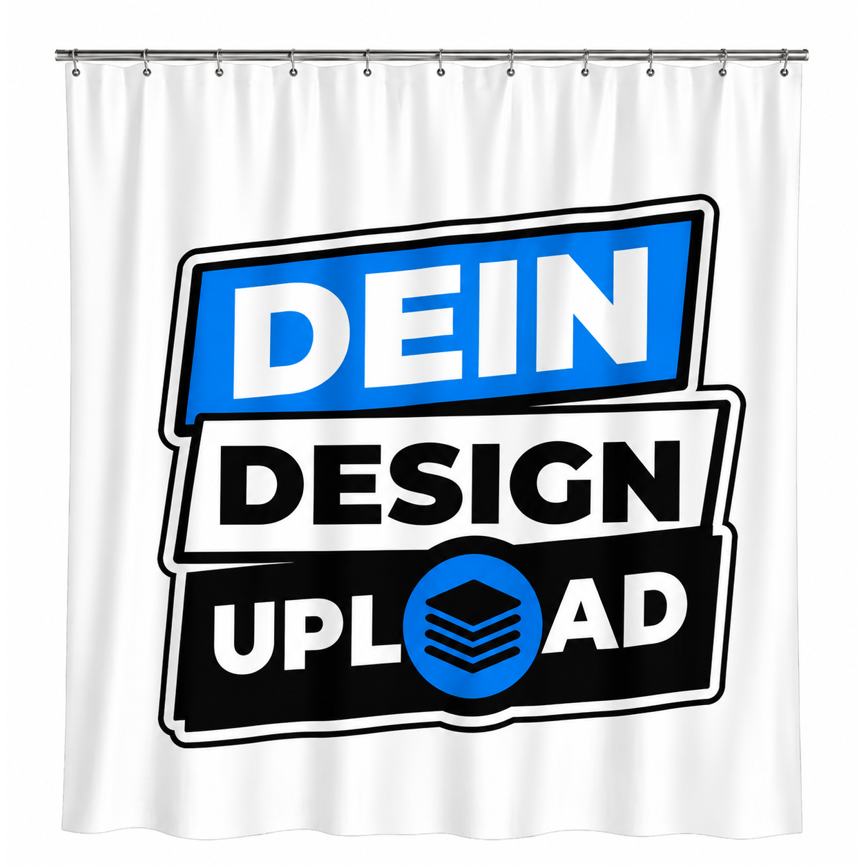 Duschvorhang mit eigenem Foto gestalten Customify Schweiz.