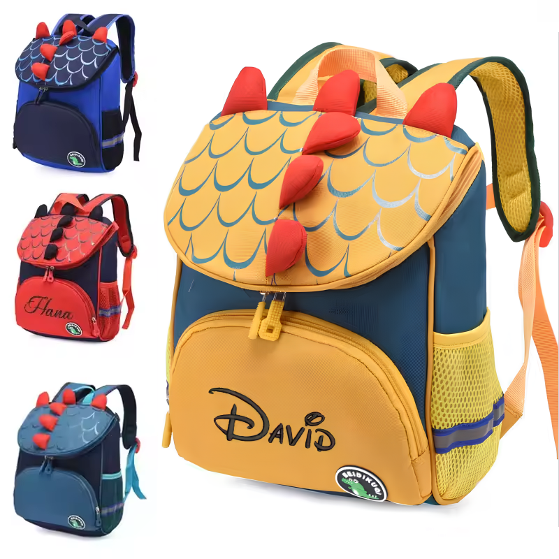 Kindergarten- und Schul-Rucksack mit eigenem Namen online selber gestalten und personalisieren, personalisierbarer Kinder-Rucksack für Kindergarten und Schule 