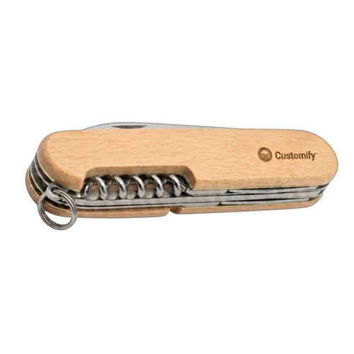 Taschenmesser mit Gravur aus Echtholz | 🇨🇭 DEIN NAME