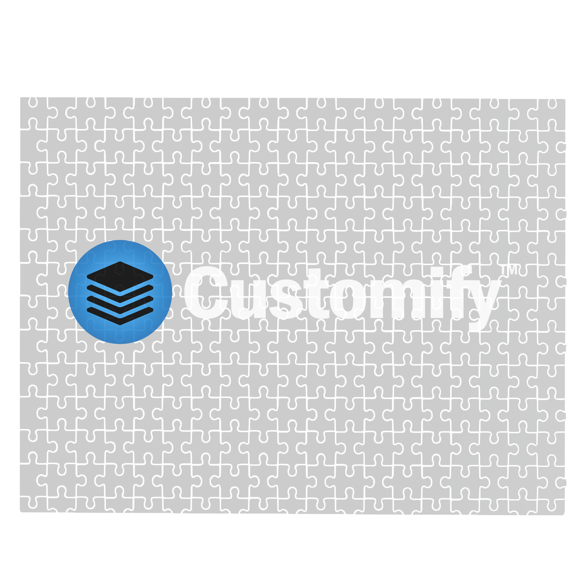 Leeres Foto-Puzzle zum selbst Gestalten mit eigenem Foto, Blanko-Holzpuzzle von Customify