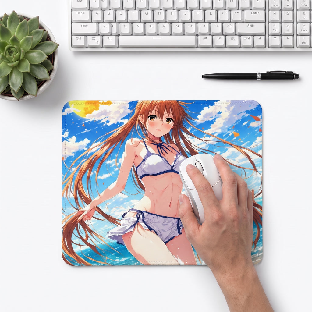 Mauspad personalisiert mit farbigem Anime-Motiv – Customify