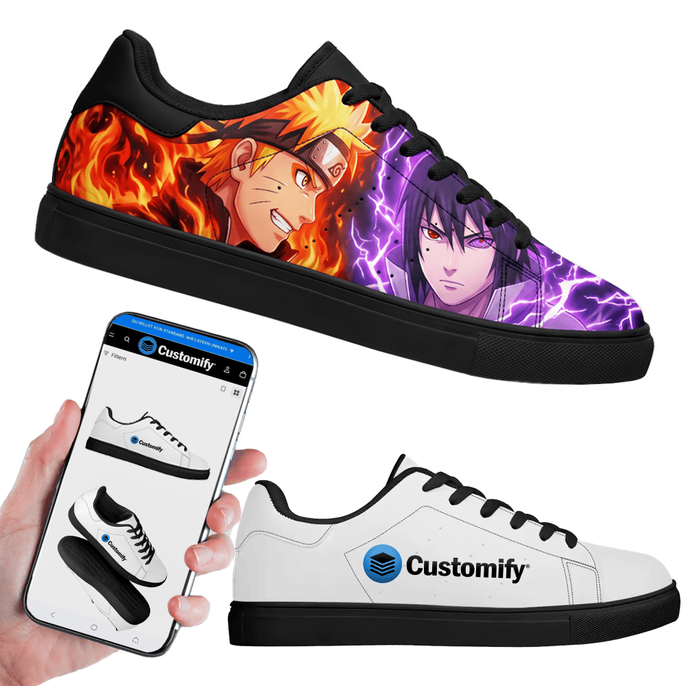 Schuhe selber gestalten in der Schweiz mit Live-Vorschau, eigenen Farben, Logo oder Design online personalisieren und als individuelle Sneaker kreieren