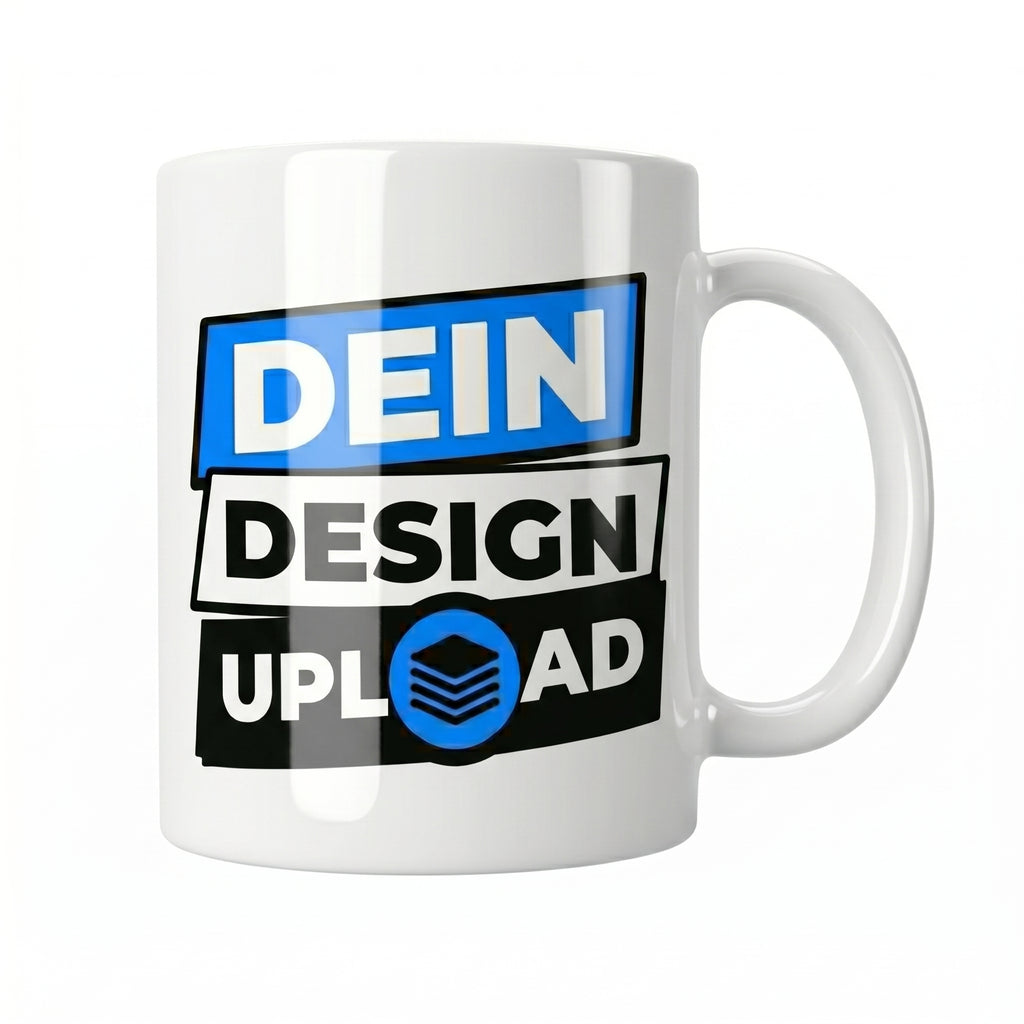 Weisse Fototasse mit eigenem Design Upload, Tasse mit Fotodruck bei Customify® personalisieren